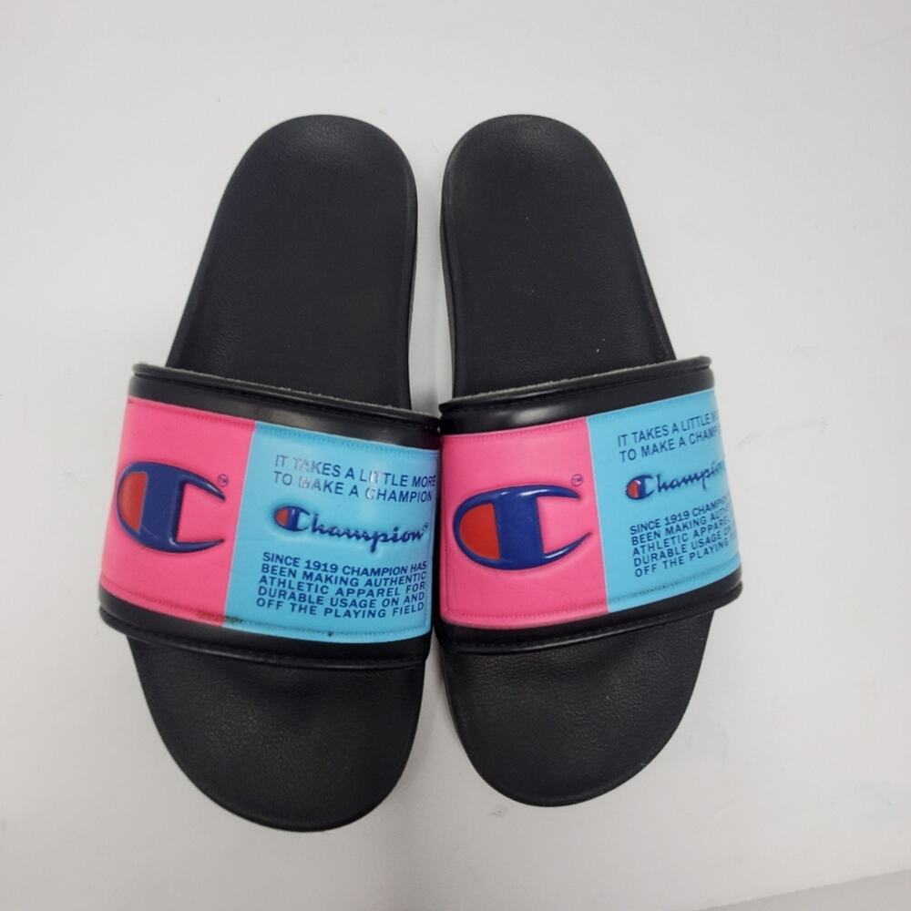Champion Men's / Unisex Ipo Select Pop Color Jock Tag Slides Size 7